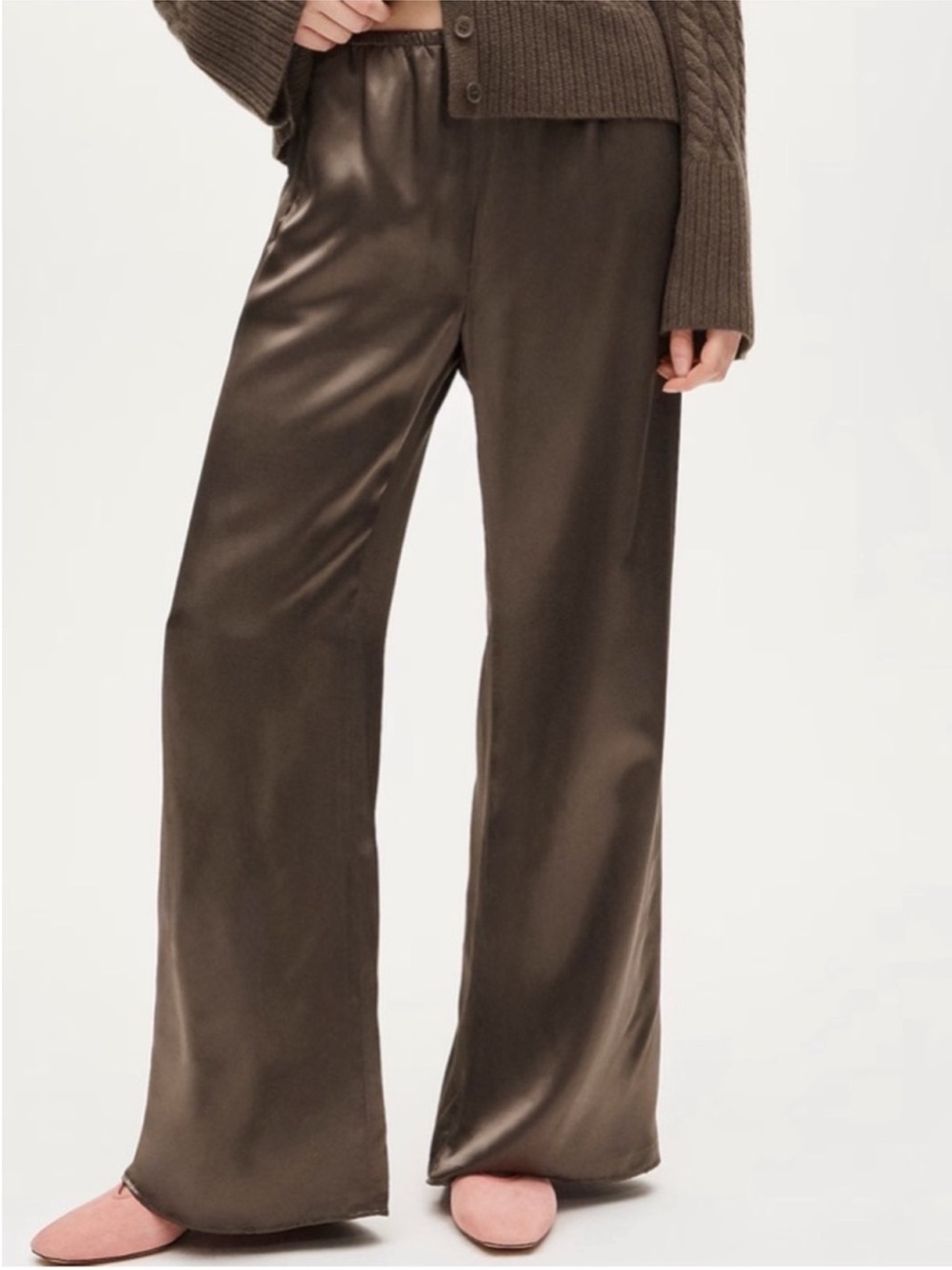 J.Crew Petite Cosmo pant in luster charmeuse